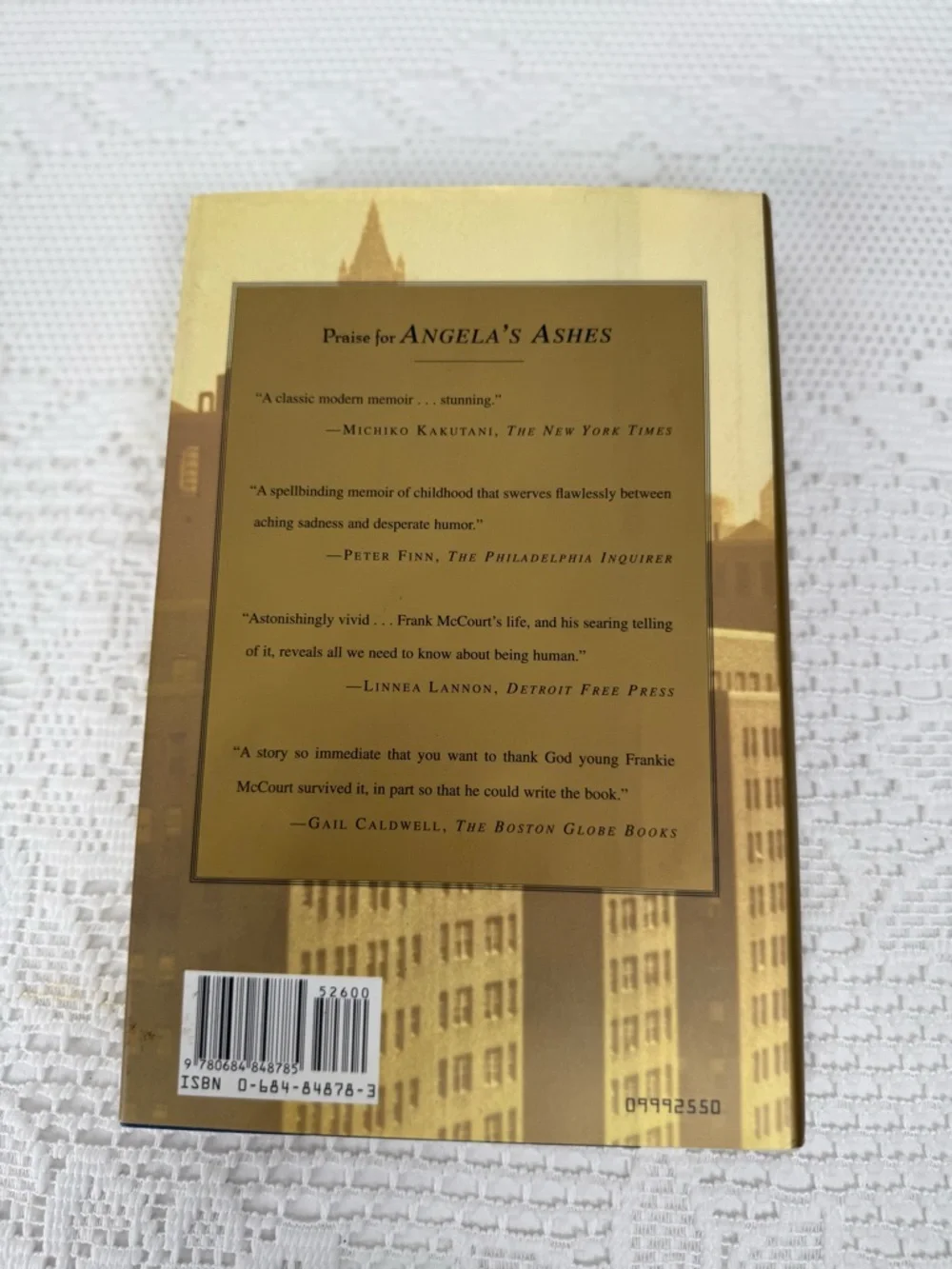 Frank McCourt Tis Hardcover Memoir Angela’s Ashes Sequel Scribner - Picture 3 of 8